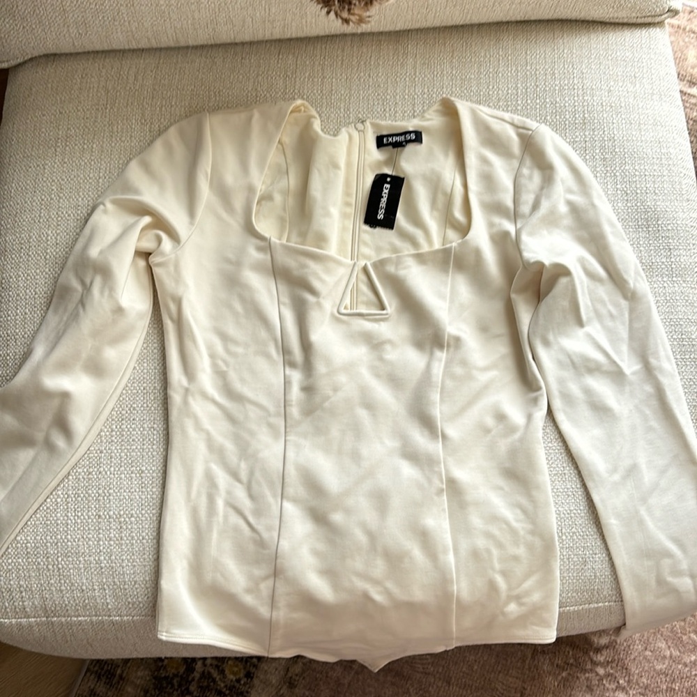 Cream Bodysuit